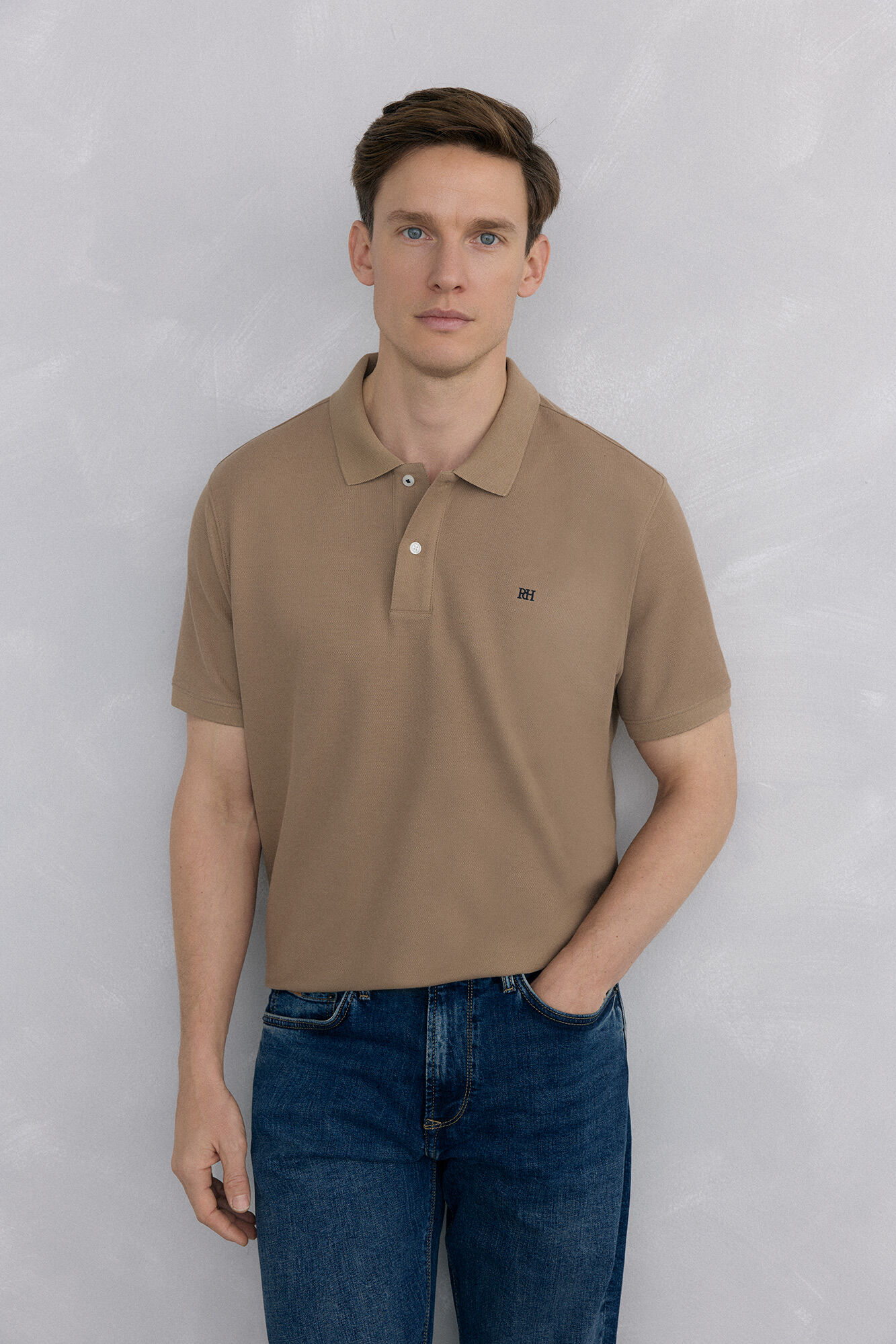 Pedro del Hierro Basic piqu&eacute; polo shirt