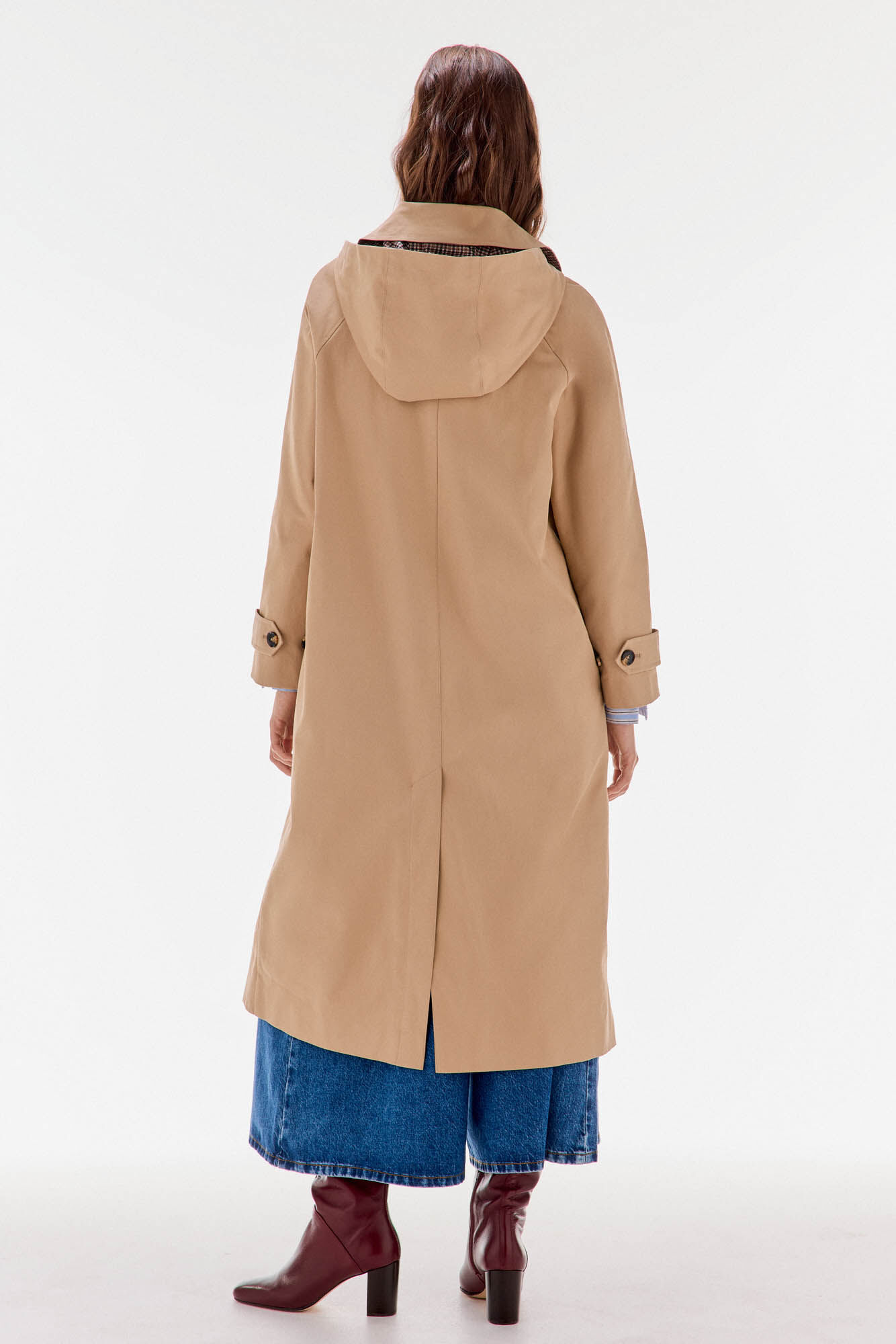 TFP by Tamara Falc&oacute; Parka comprida capuz Beige