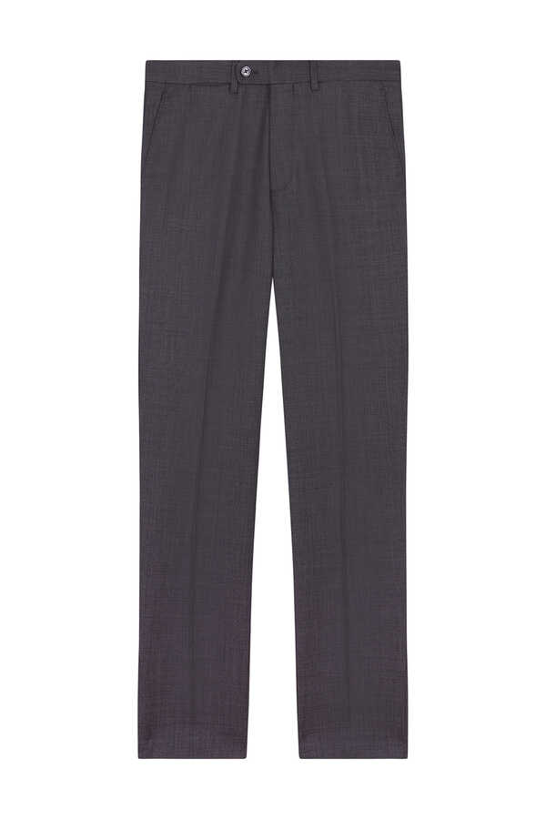 Pedro del Hierro Slim fit bi-stretch birdseye trousers Grey