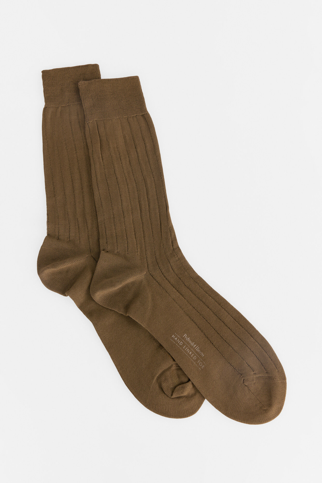 Pedro del Hierro Plain dress socks Brown