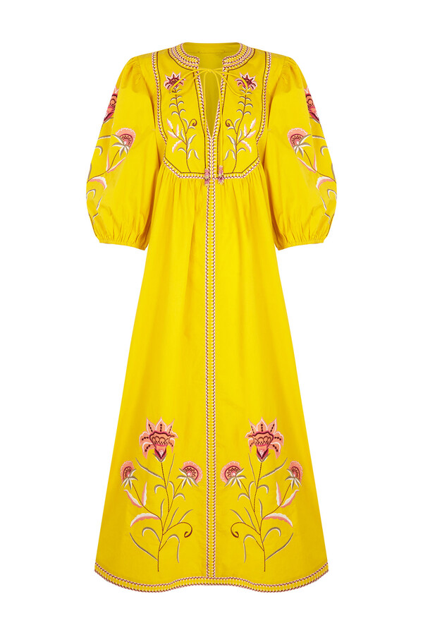 Embroidered tunic dress | Women's dresses | Pedro del Hierro Embroidered tunic dress | Women's dresses | Pedro del Hierro