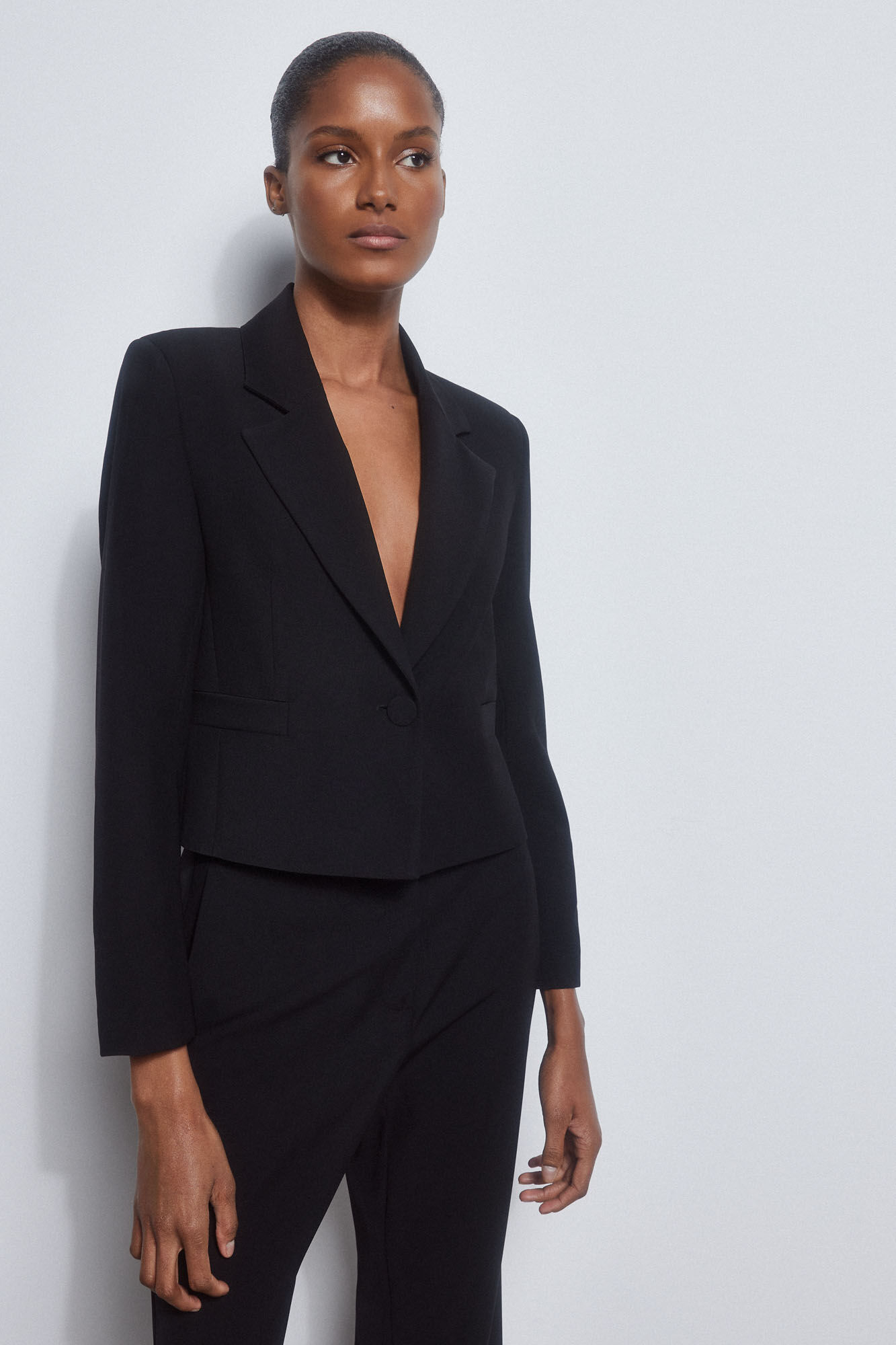 Pedro del Hierro Blazer curto Preto