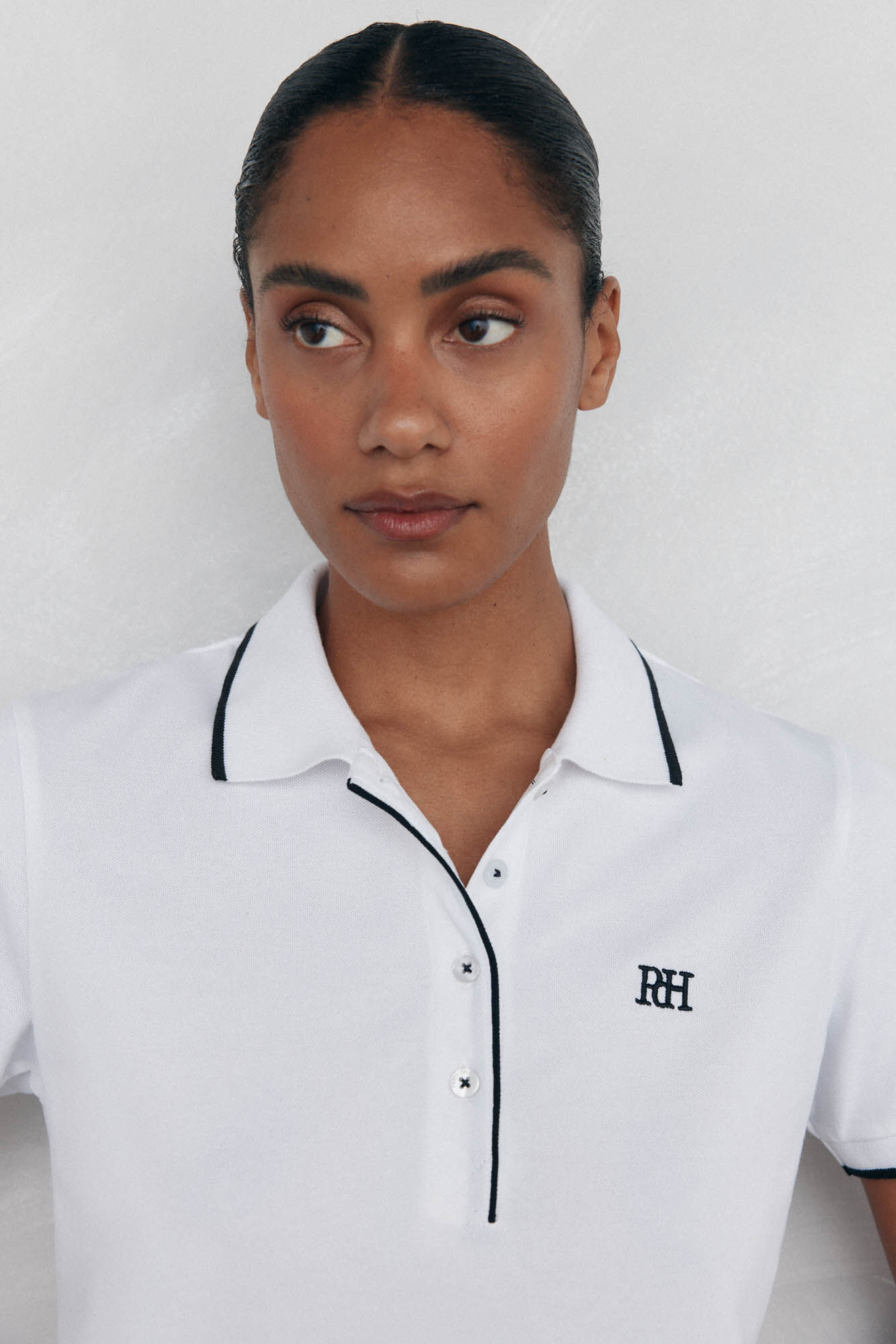 Pedro del Hierro Contrast short sleeve polo shirt