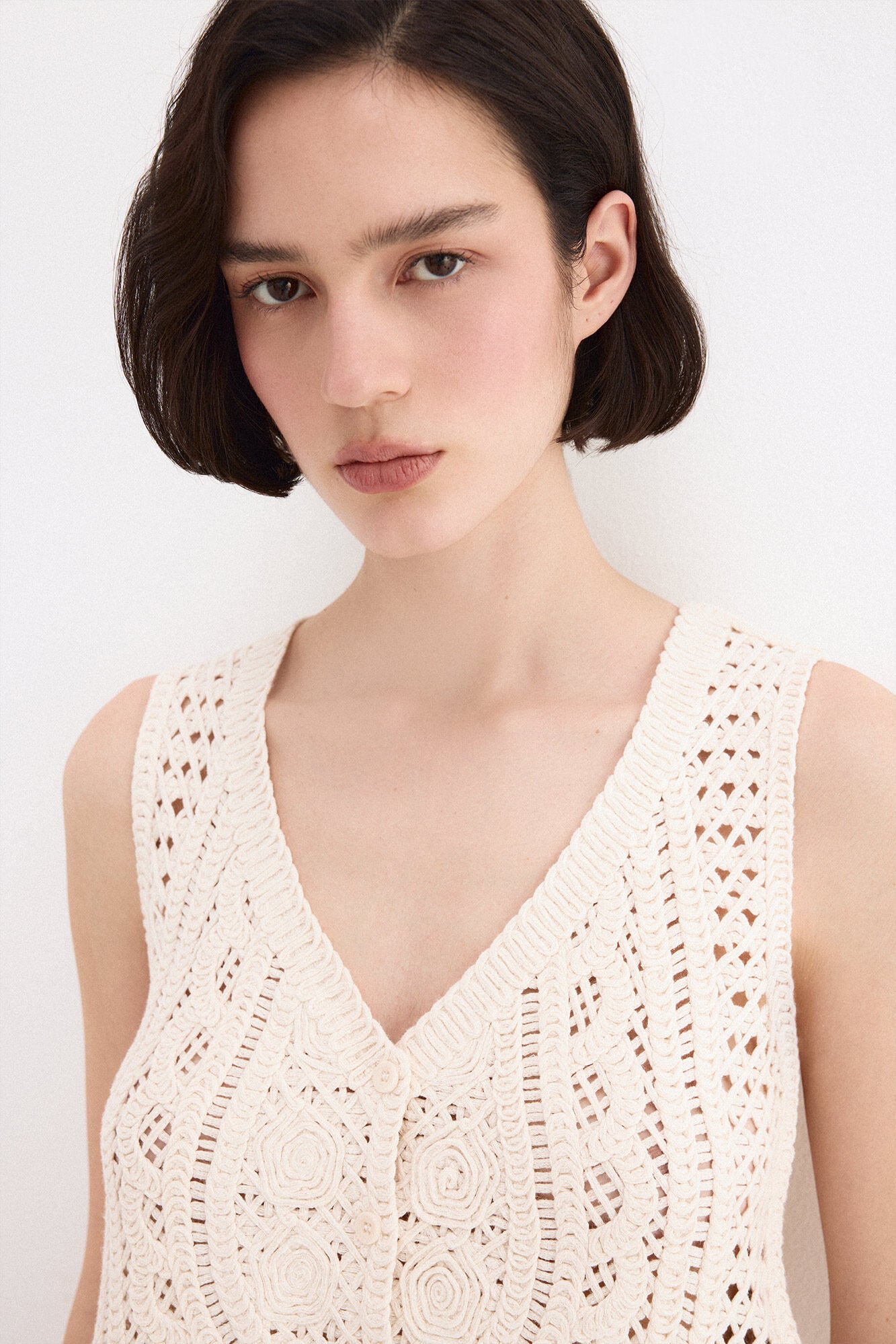 Pedro del Hierro Openwork gilet