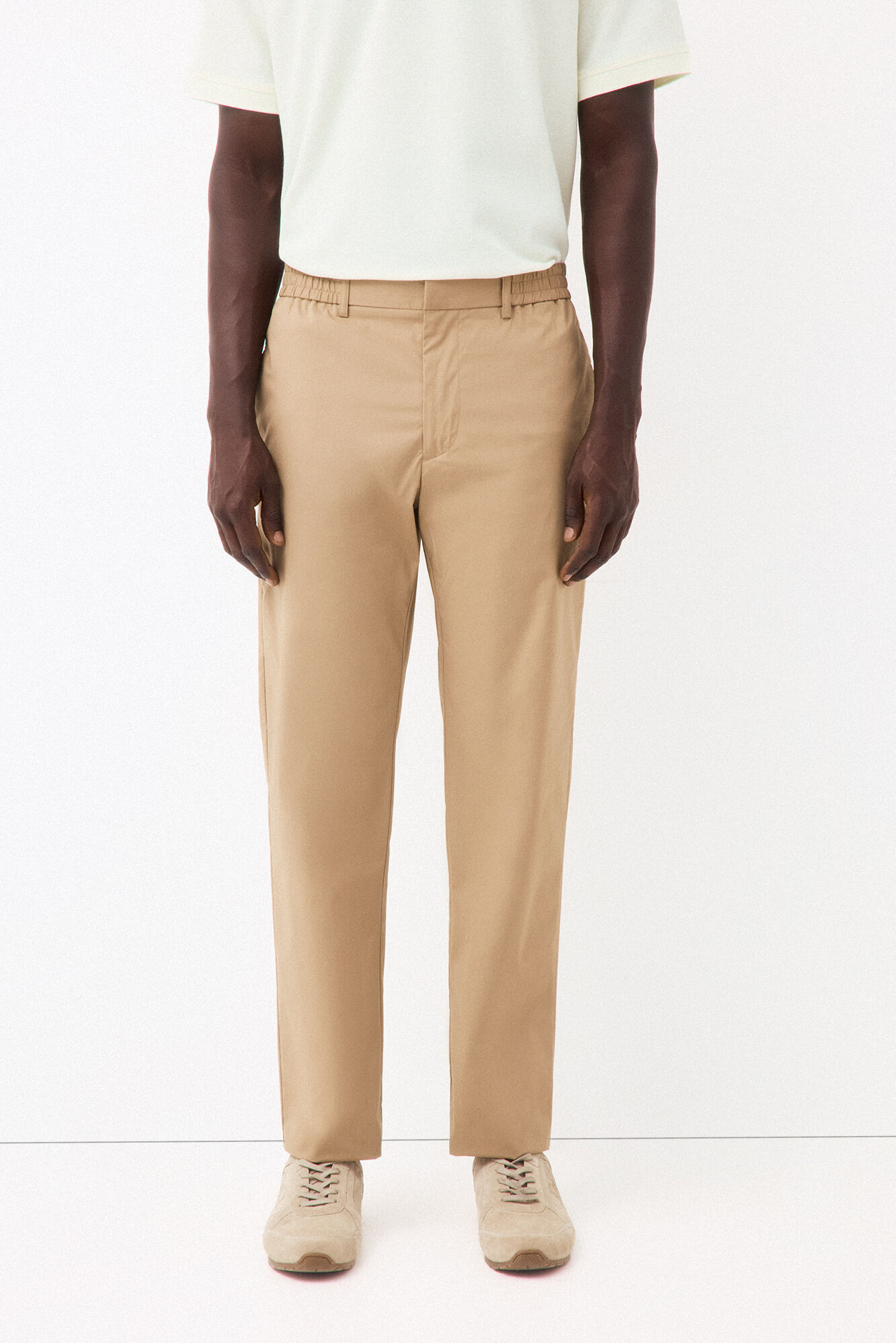 Pedro del Hierro Technical poplin regular chinos