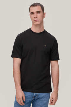 Pedro del Hierro Camiseta básica Negro
