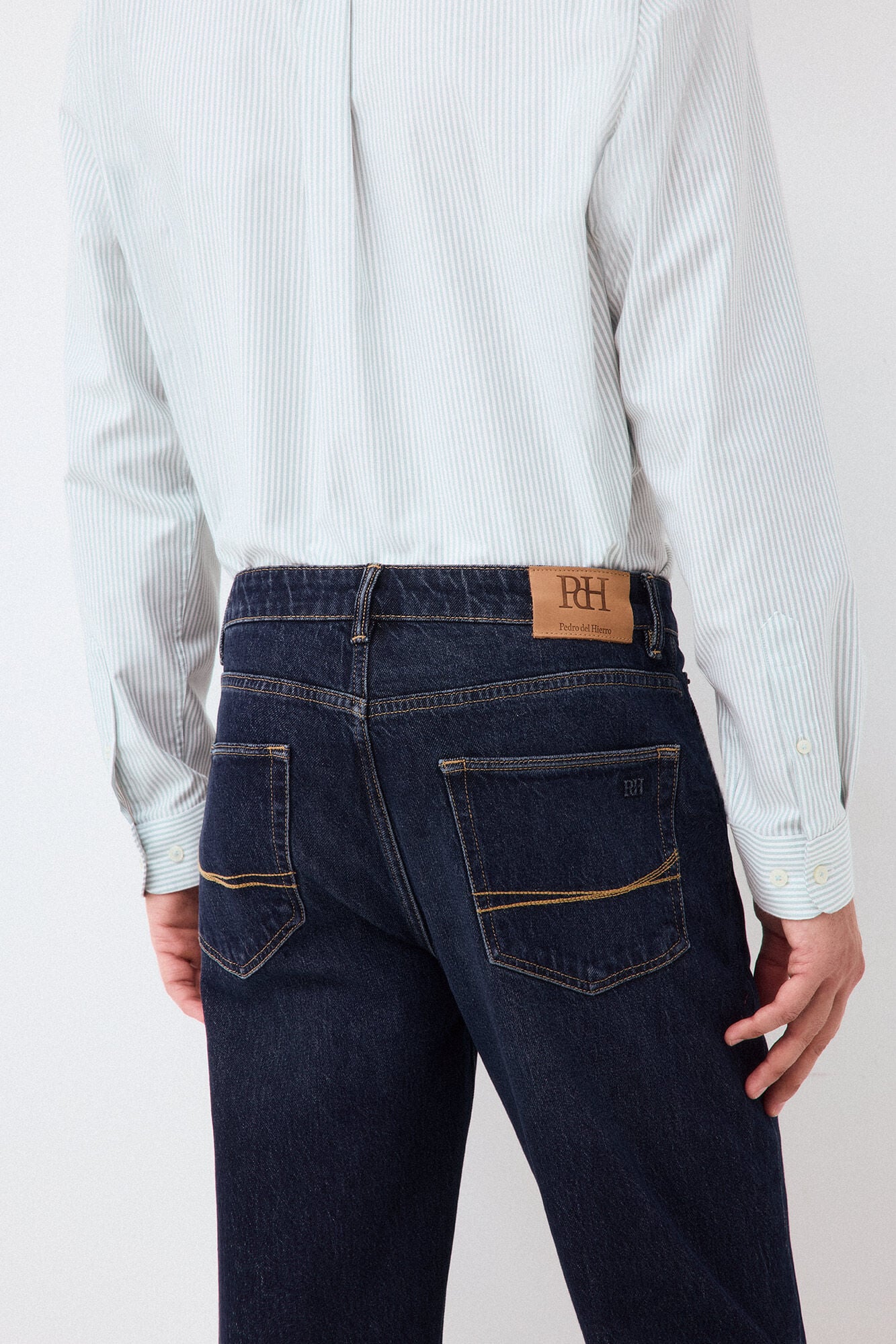 Pedro del Hierro Slim tapered fit jeans Blue