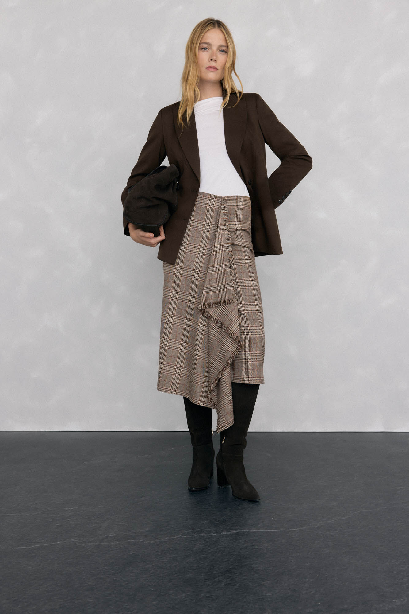 Pedro del Hierro Flowy T-shirt with cuffs White