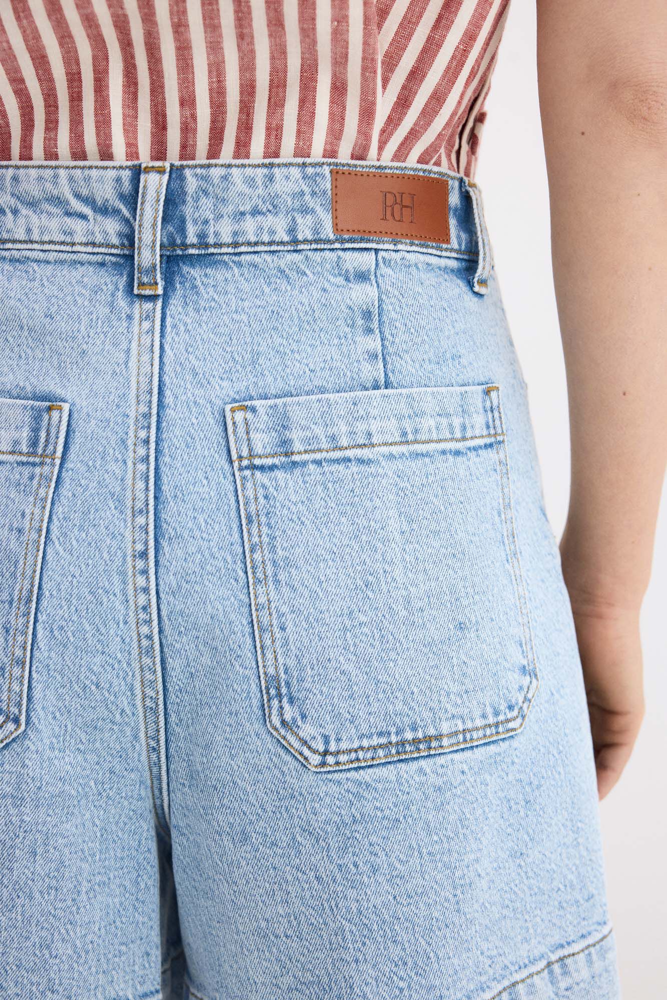 Pedro del Hierro Denim shorts Blue