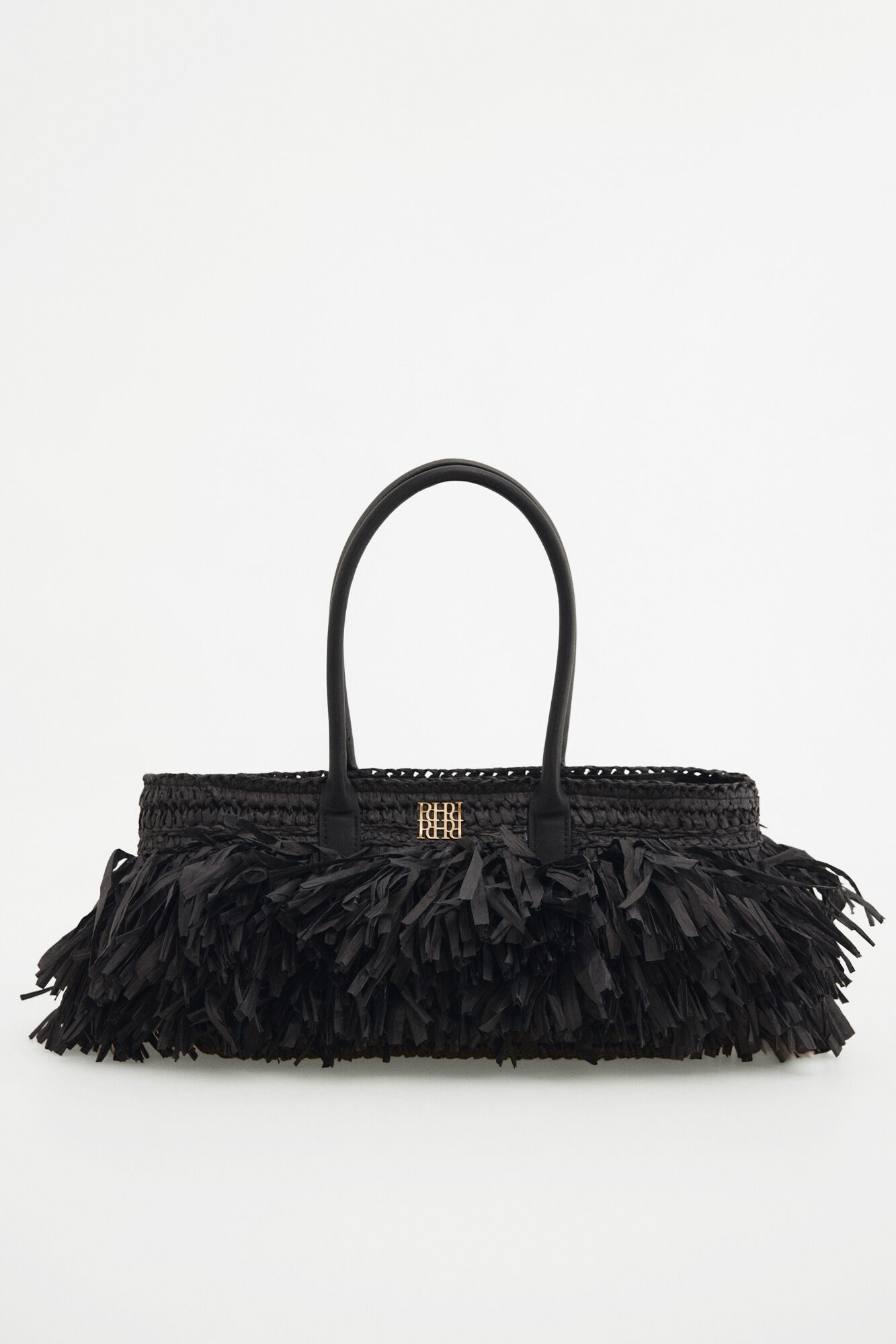 Pedro del Hierro Bolso hombro flecos Negro