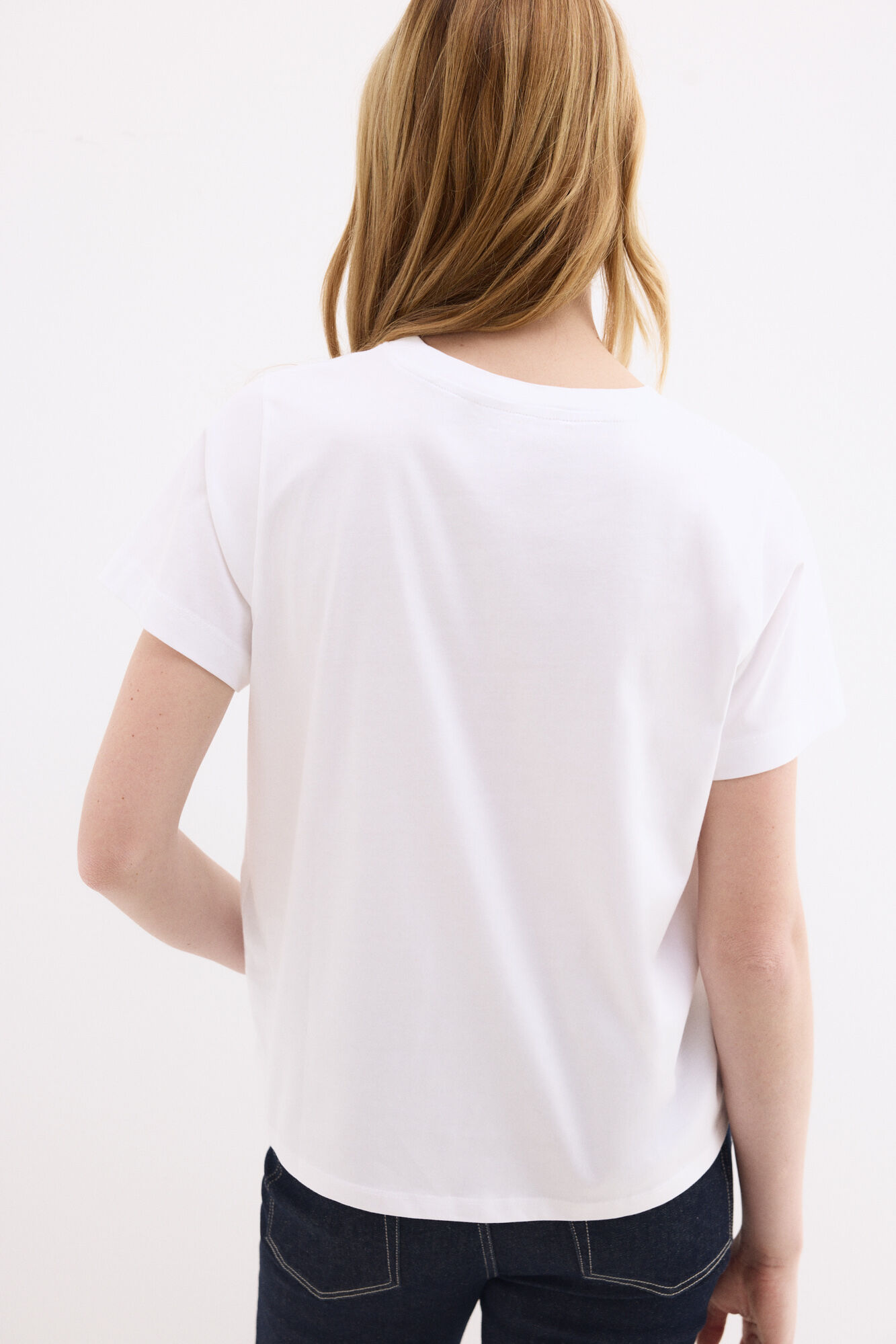 Pedro del Hierro Printed short sleeve T-shirt White