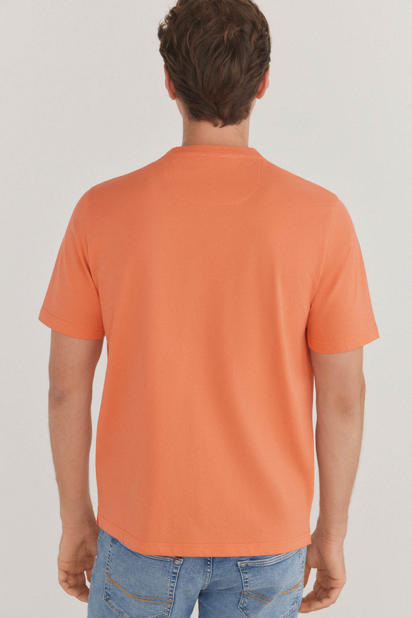 Pedro del Hierro Basic T-shirt Orange
