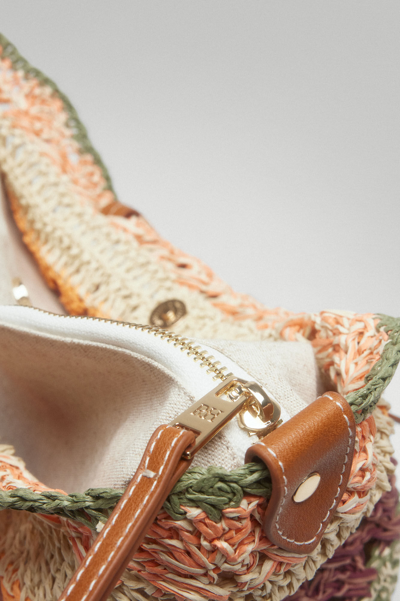 Pedro del Hierro Bolso shopper rafia multicolor Varios