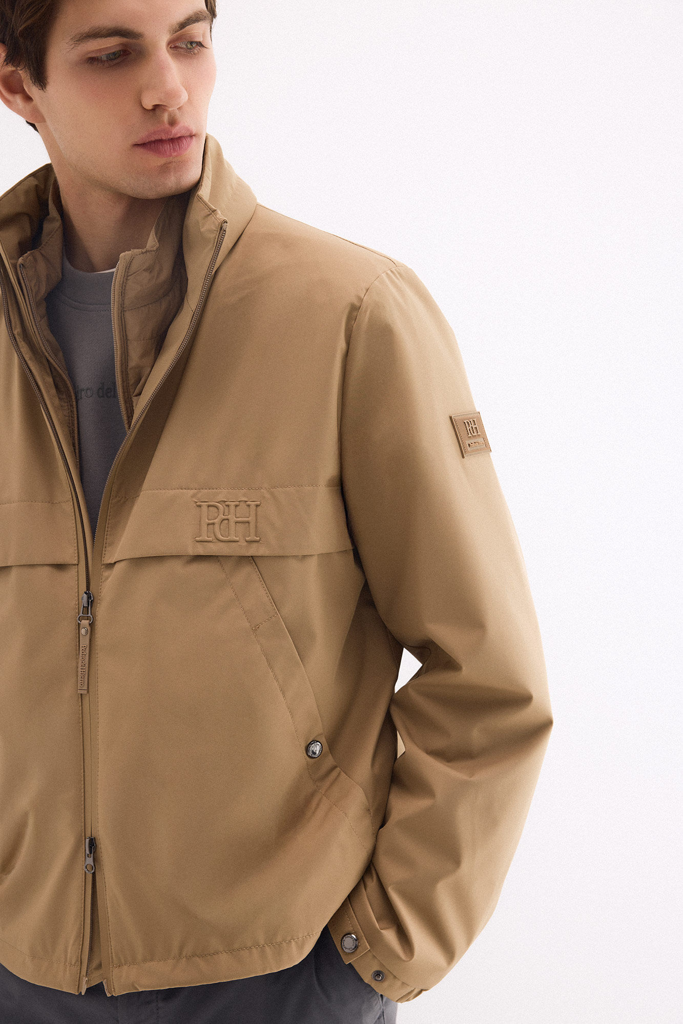 Pedro del Hierro Light casual jacket Beige