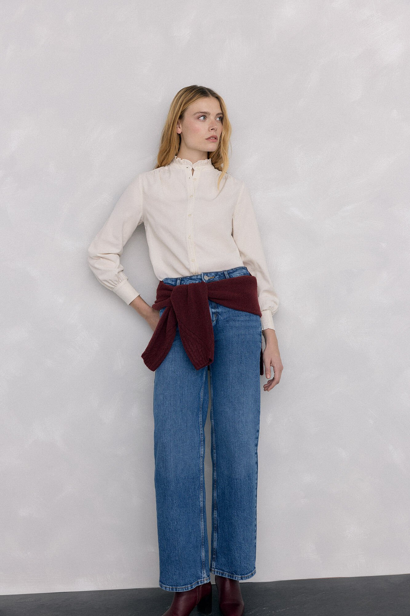 Pedro del Hierro Camisa em bombazina