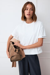 TFP by Tamara Falc&oacute; Crew neck T-shirt Ecru