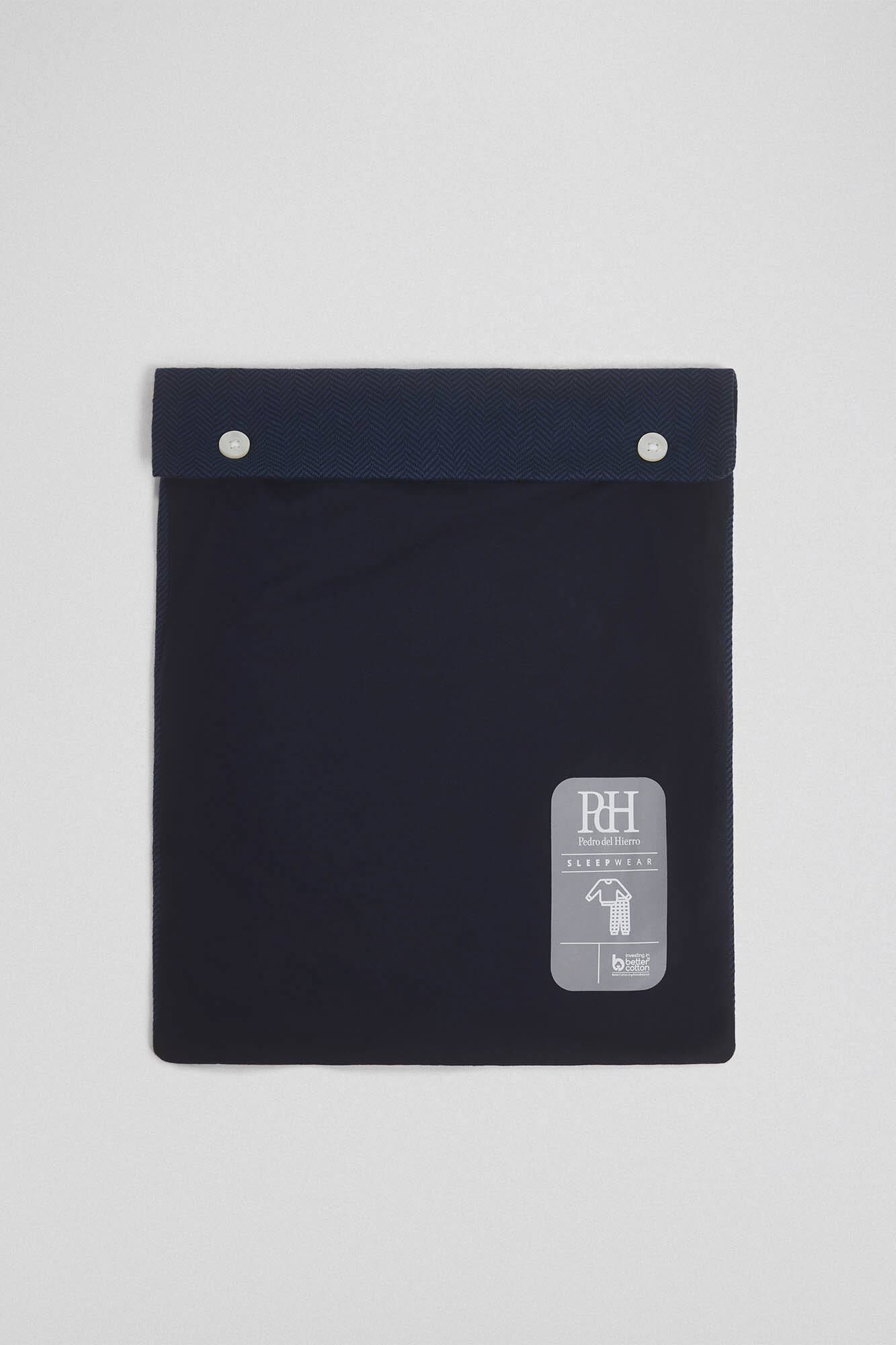 Pedro del Hierro Set de pijama punto Azul