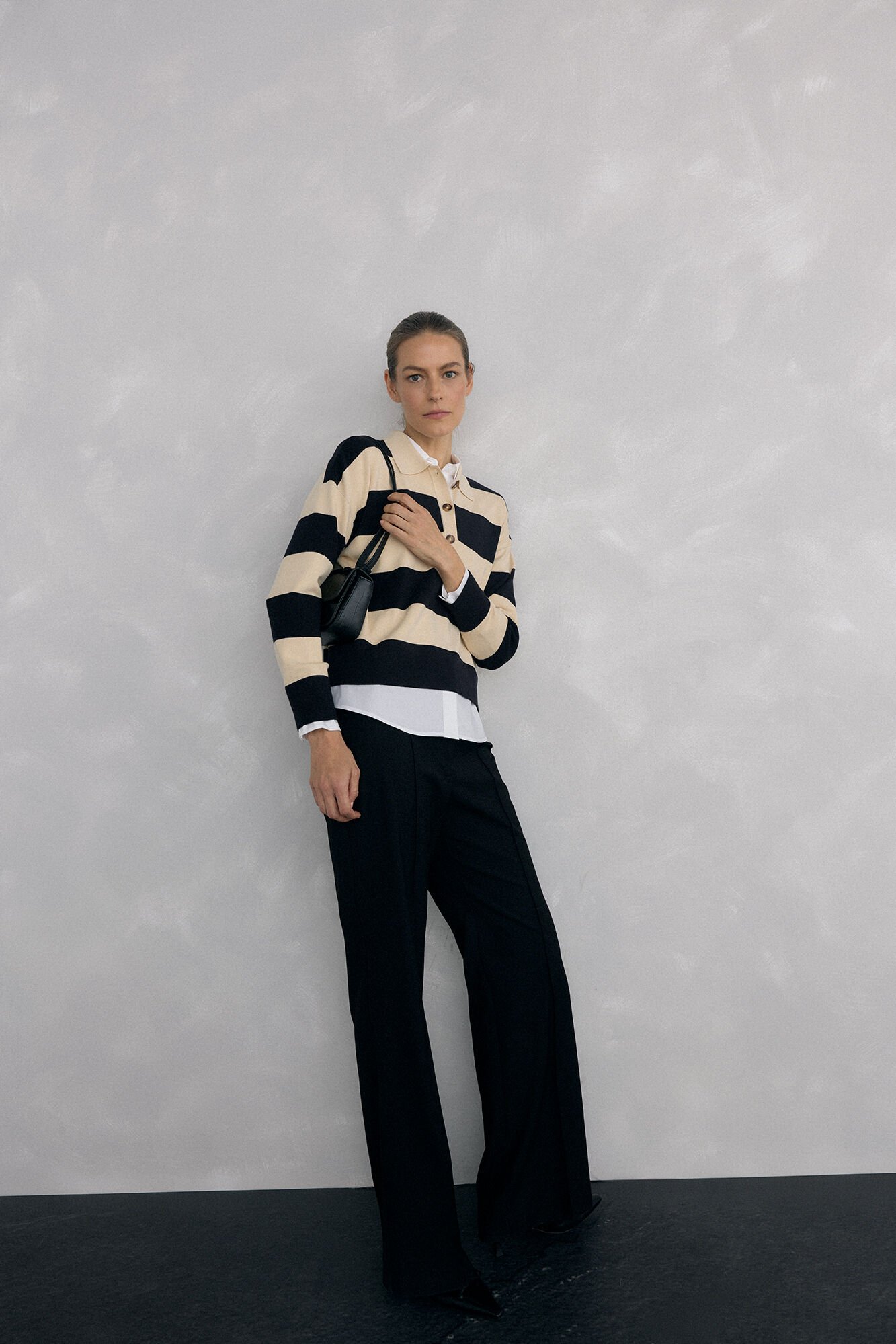 Pedro del Hierro Jersey rayas bicolor cuello polo