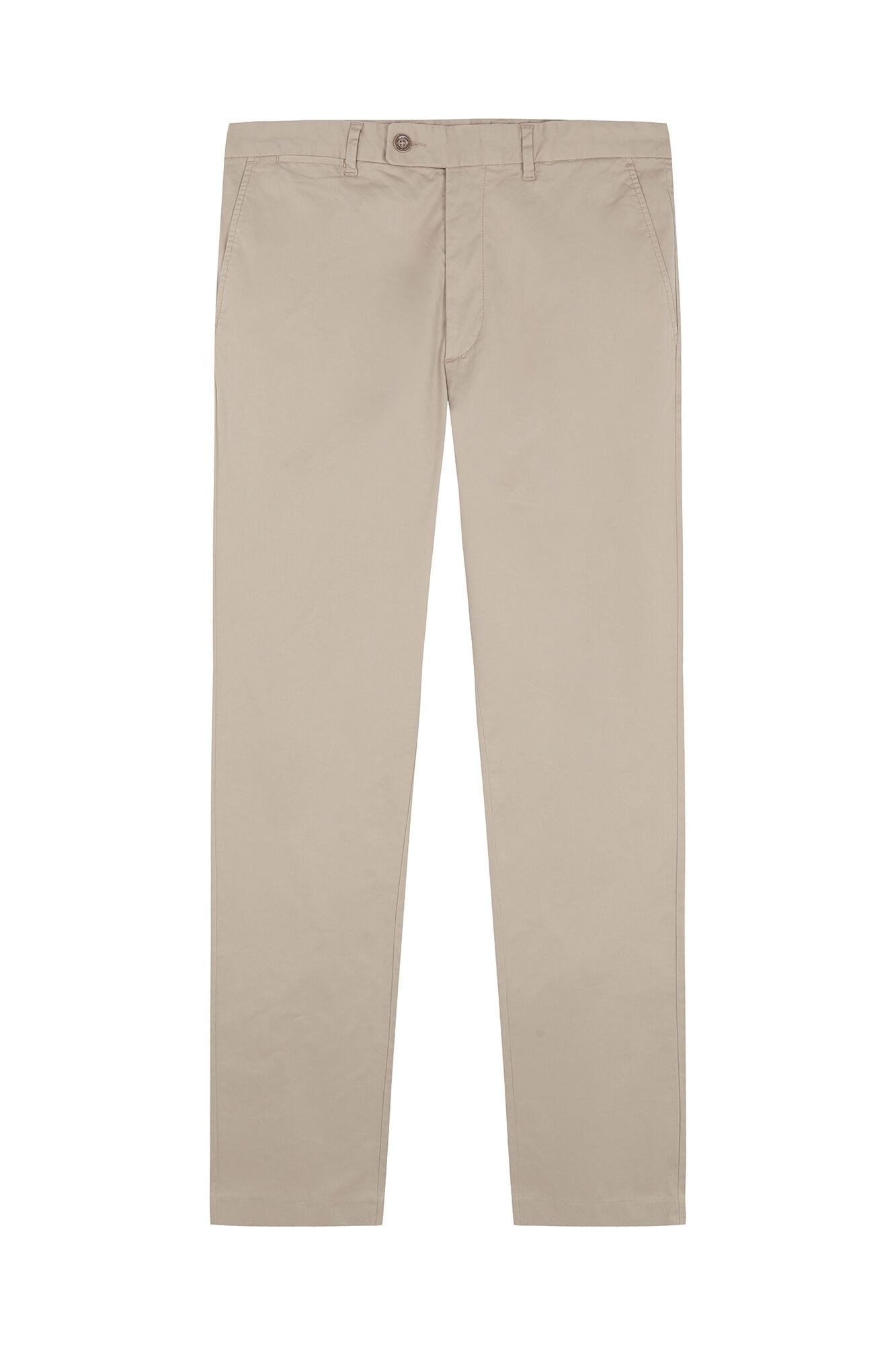 Pedro del Hierro Structured slim fit chinos Beige