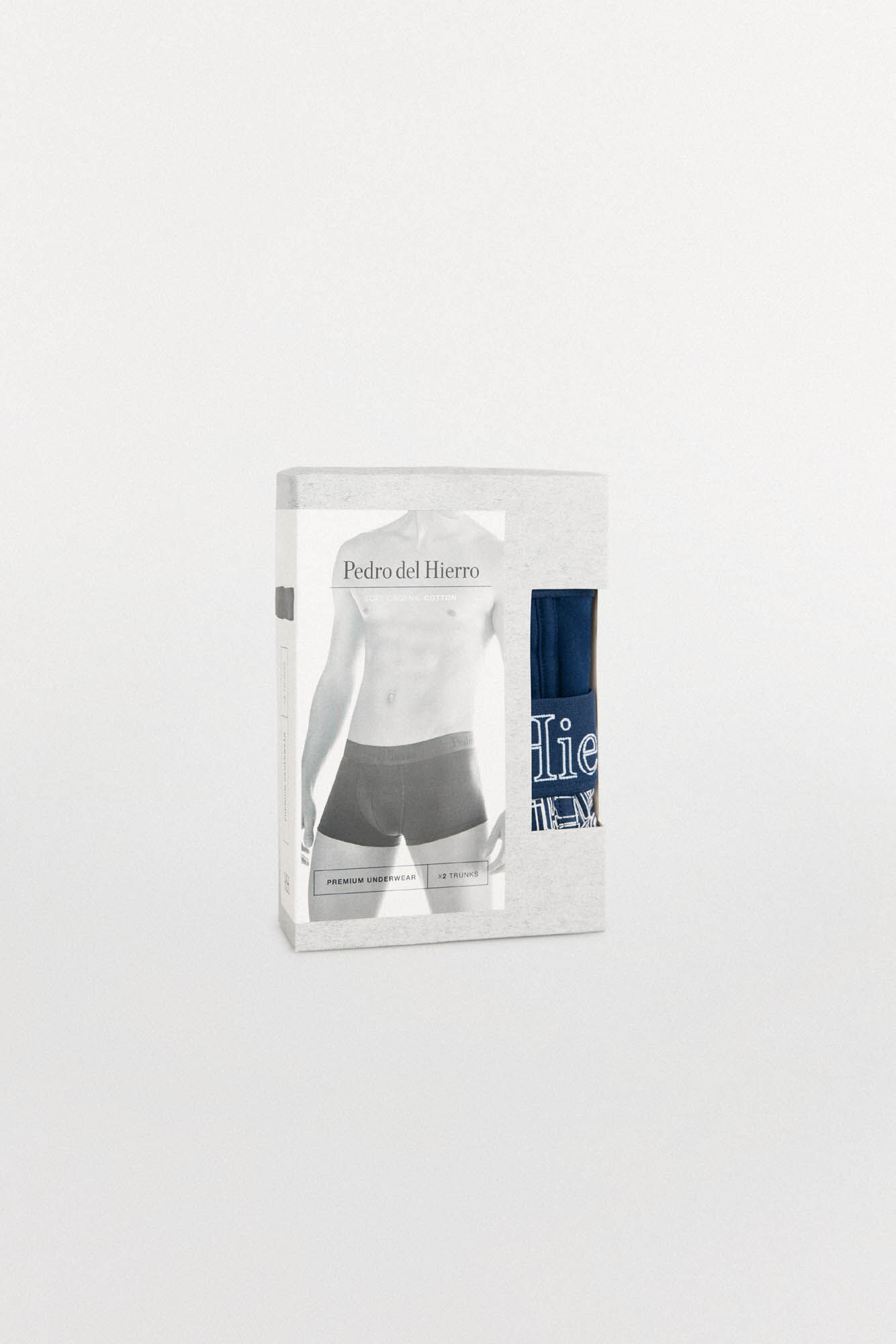 Pedro del Hierro Pack of 2 jersey-knit boxers Blue