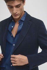 Pedro del Hierro Americana de punto con desmontable Azul