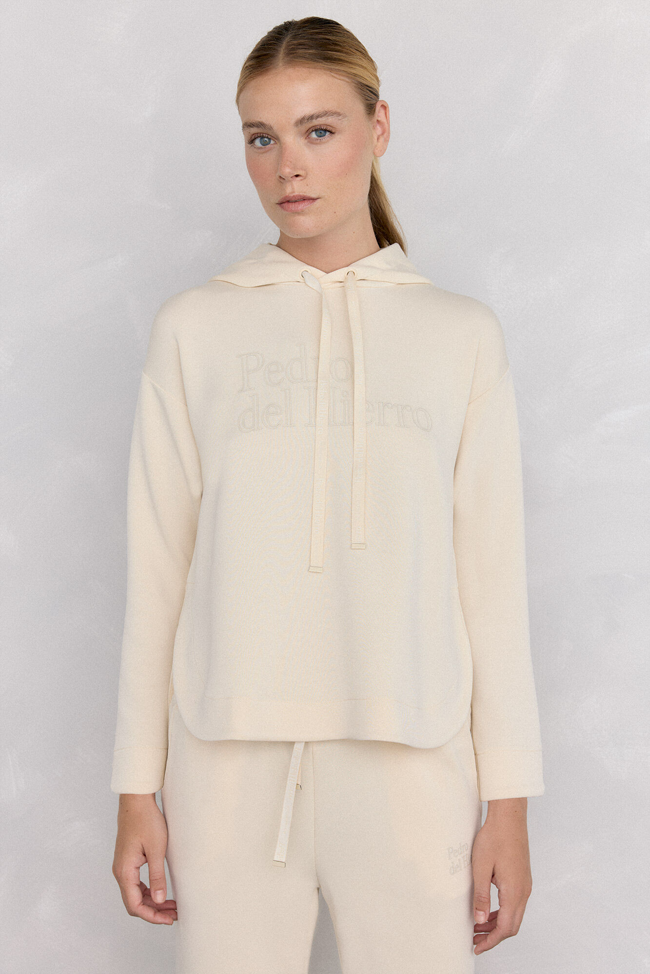 Pedro del Hierro soft touch logo hood