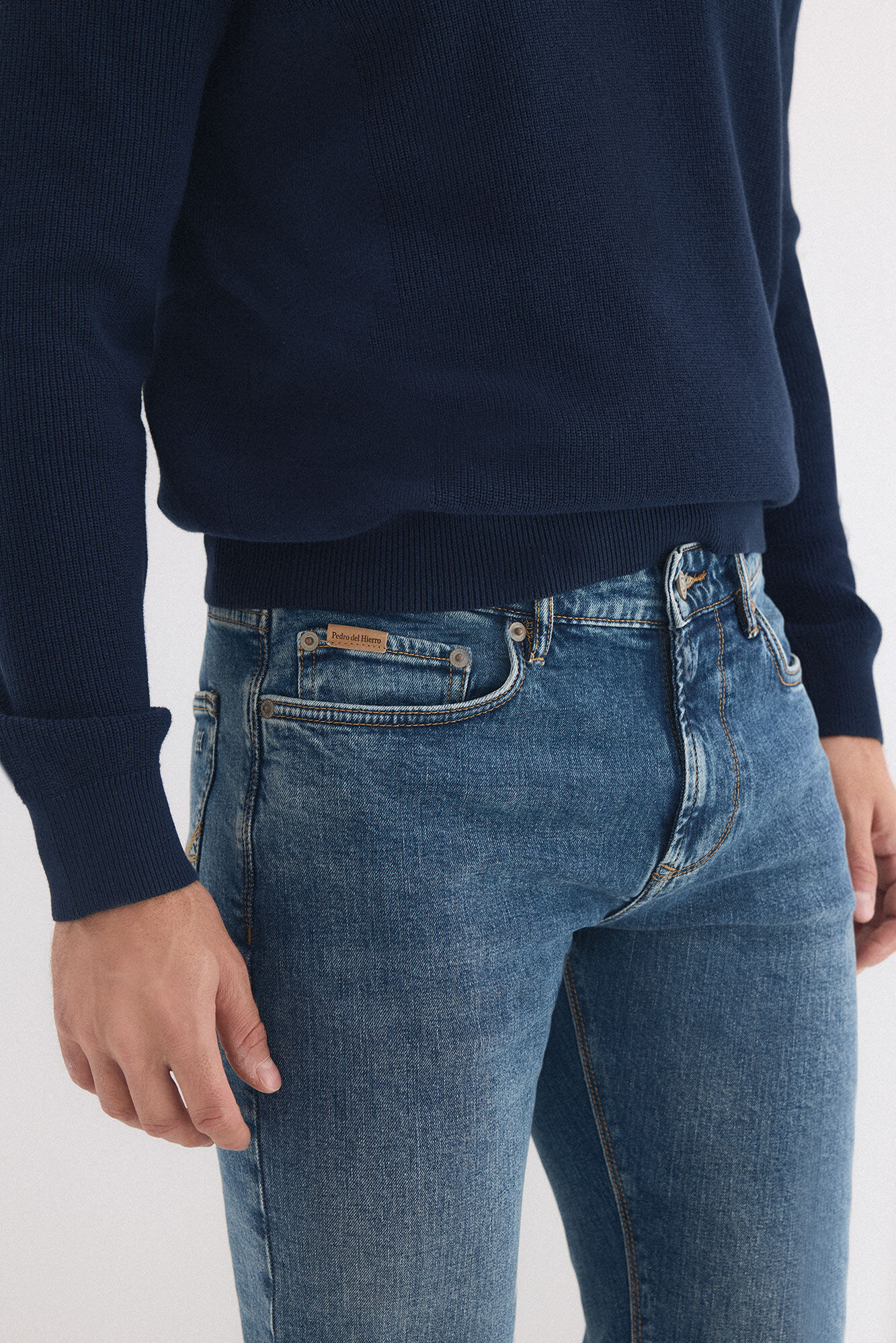 Pedro del Hierro Slim fit jeans Blue
