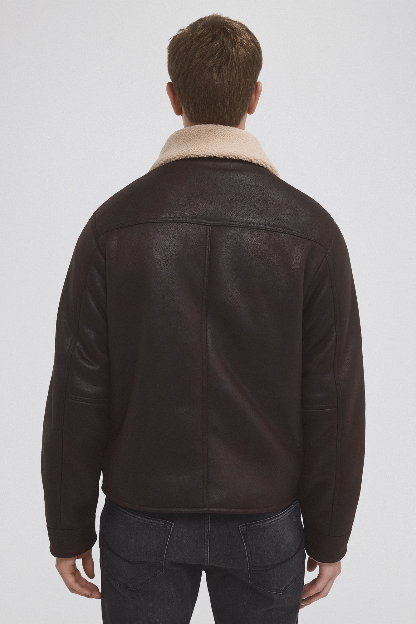 Pedro del Hierro Double-sided jacket Brown