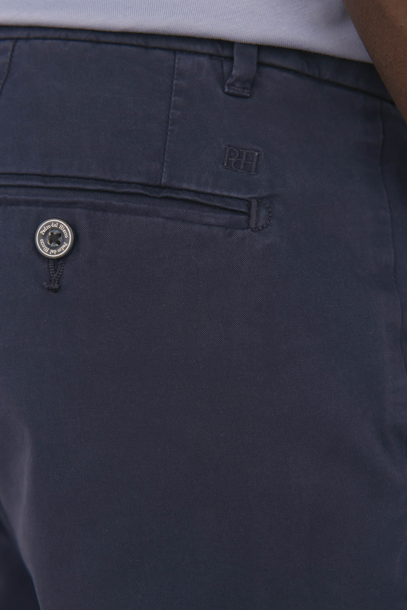 Pedro del Hierro Premium slim fit lightweight chinos pants Blue