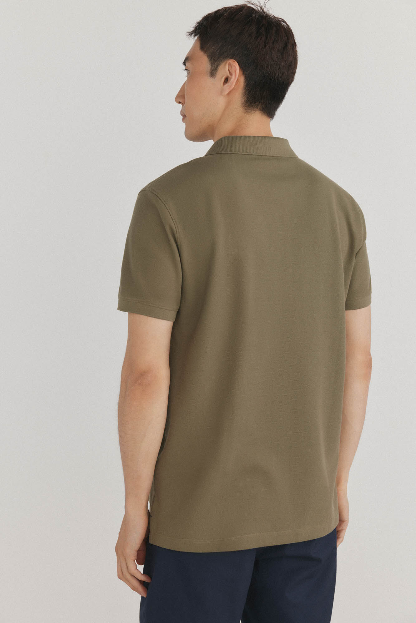Pedro del Hierro Essential slim polo shirt Green