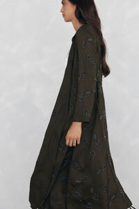 Pedro del Hierro Long embroidered jacket