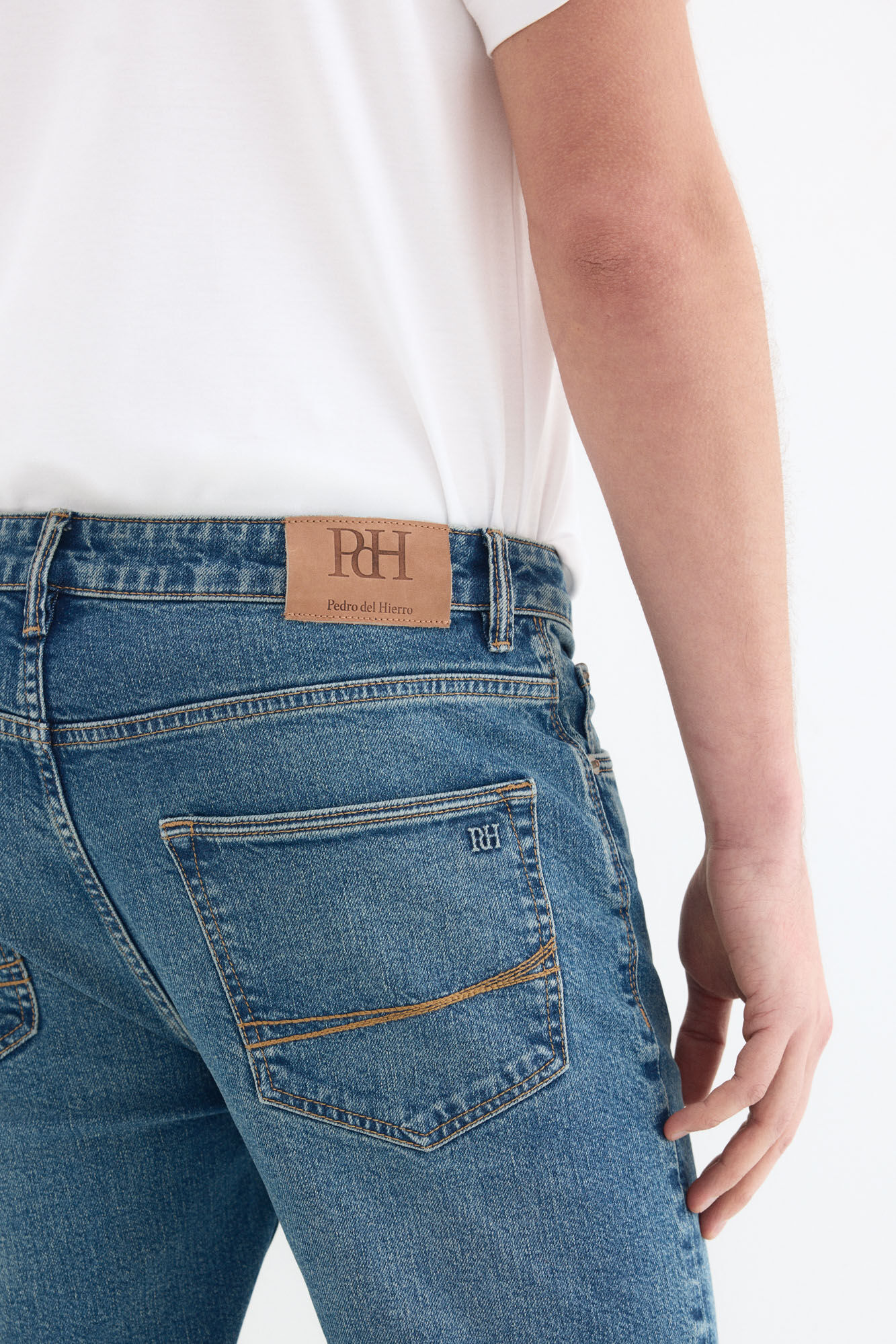 Pedro del Hierro Premium flex slim jeans Blue