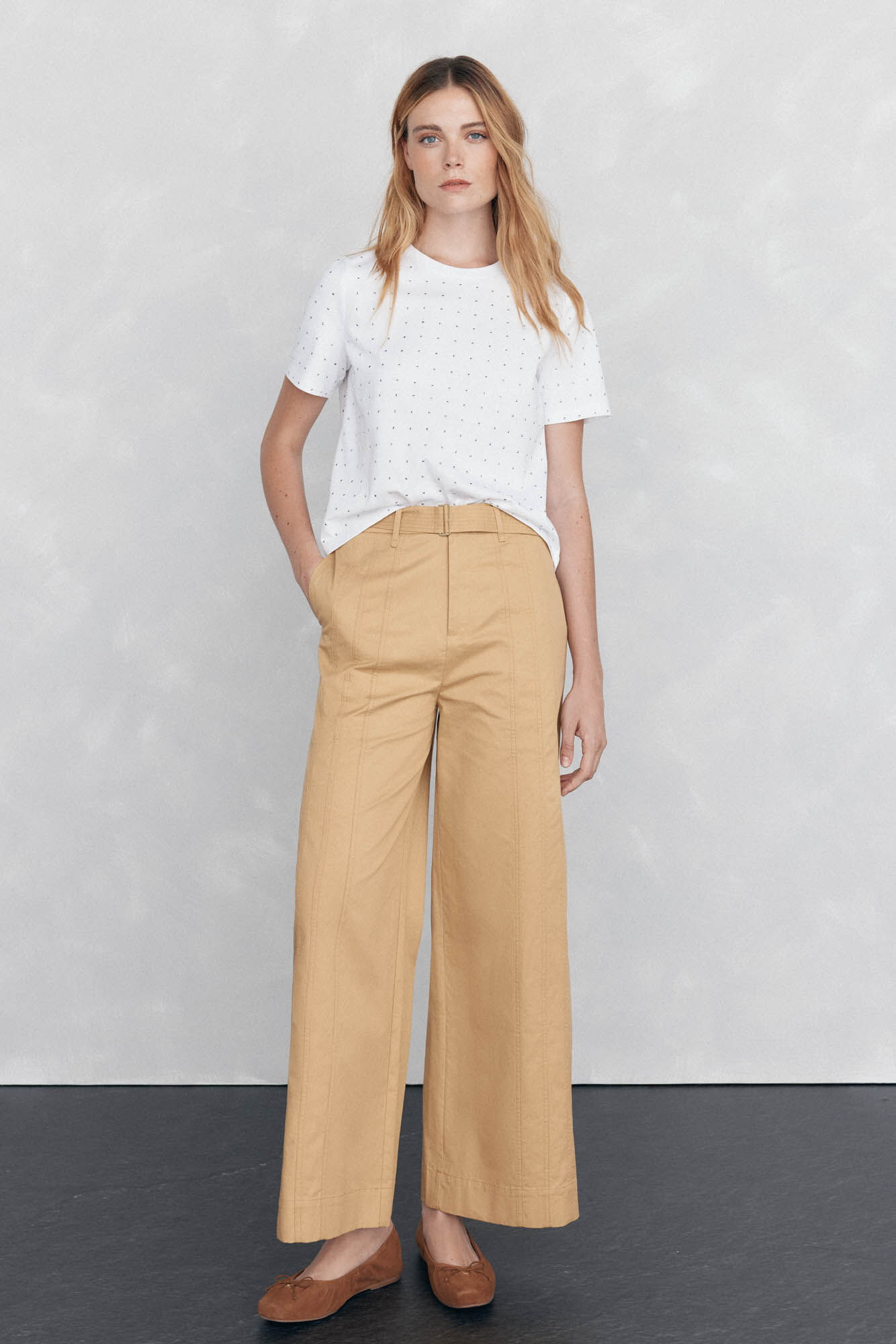 Pedro del Hierro Mini studded t-shirt White