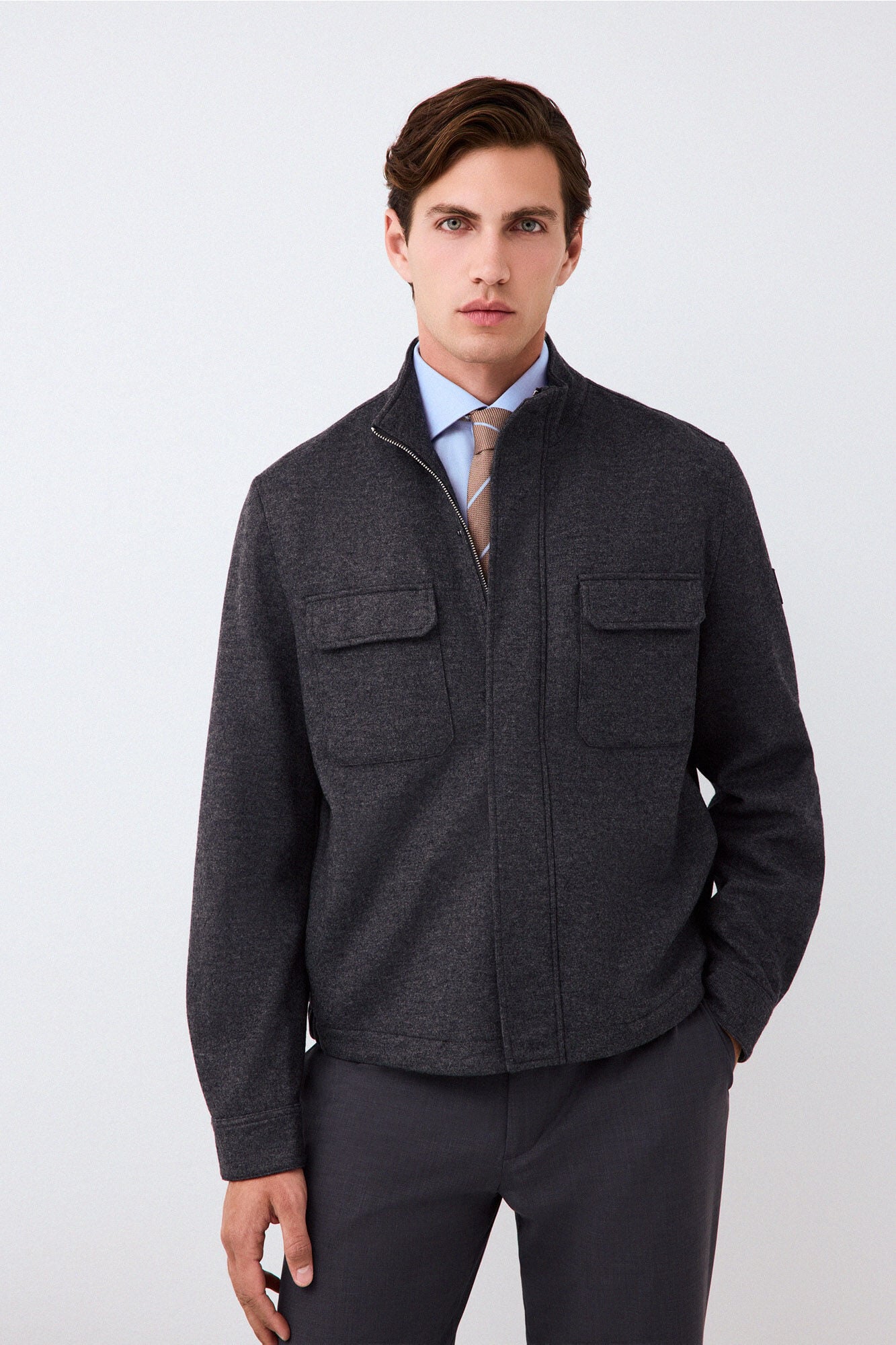 Pedro del Hierro Wool blend knit jacket