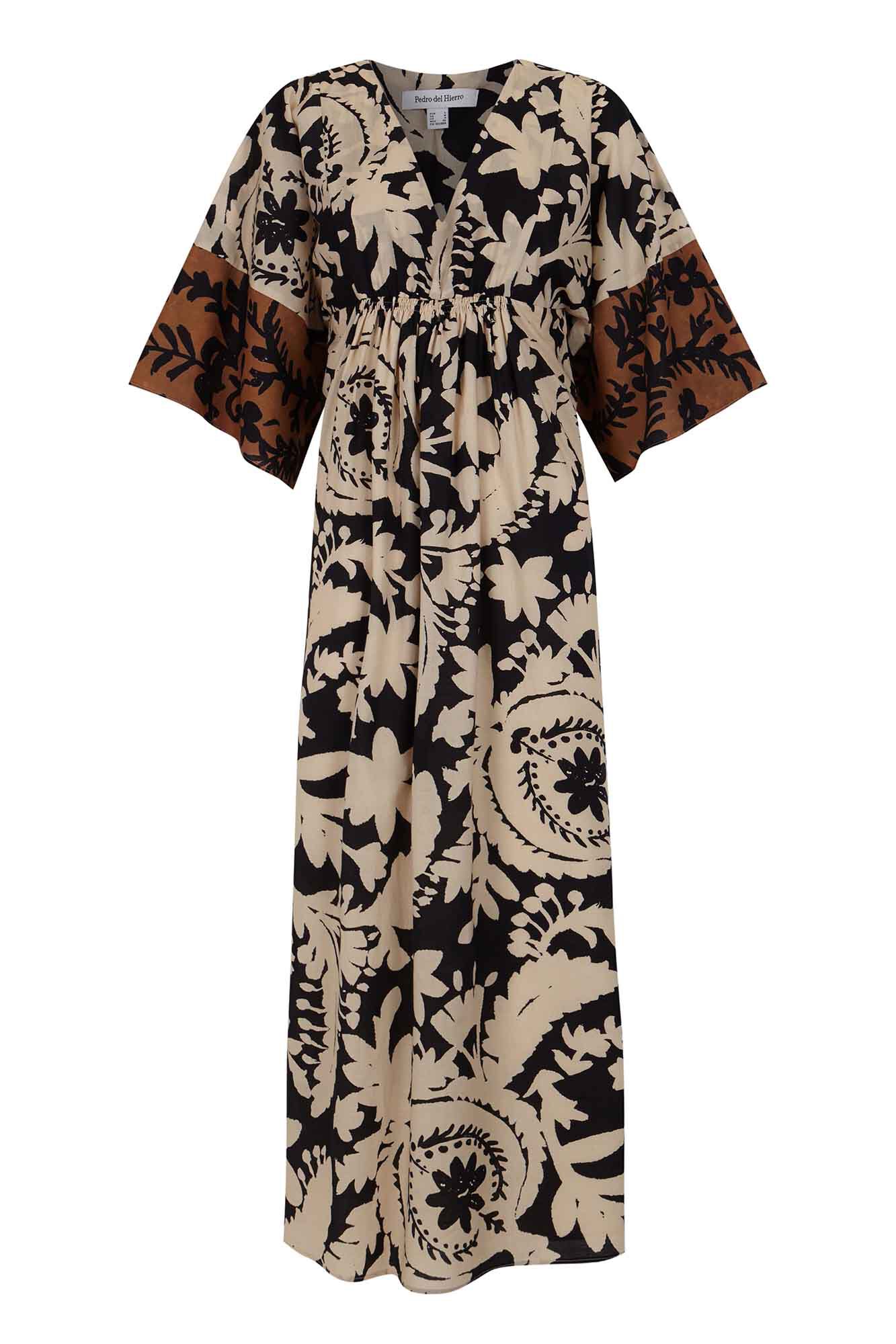 Pedro del Hierro Printed tunic dress Brown