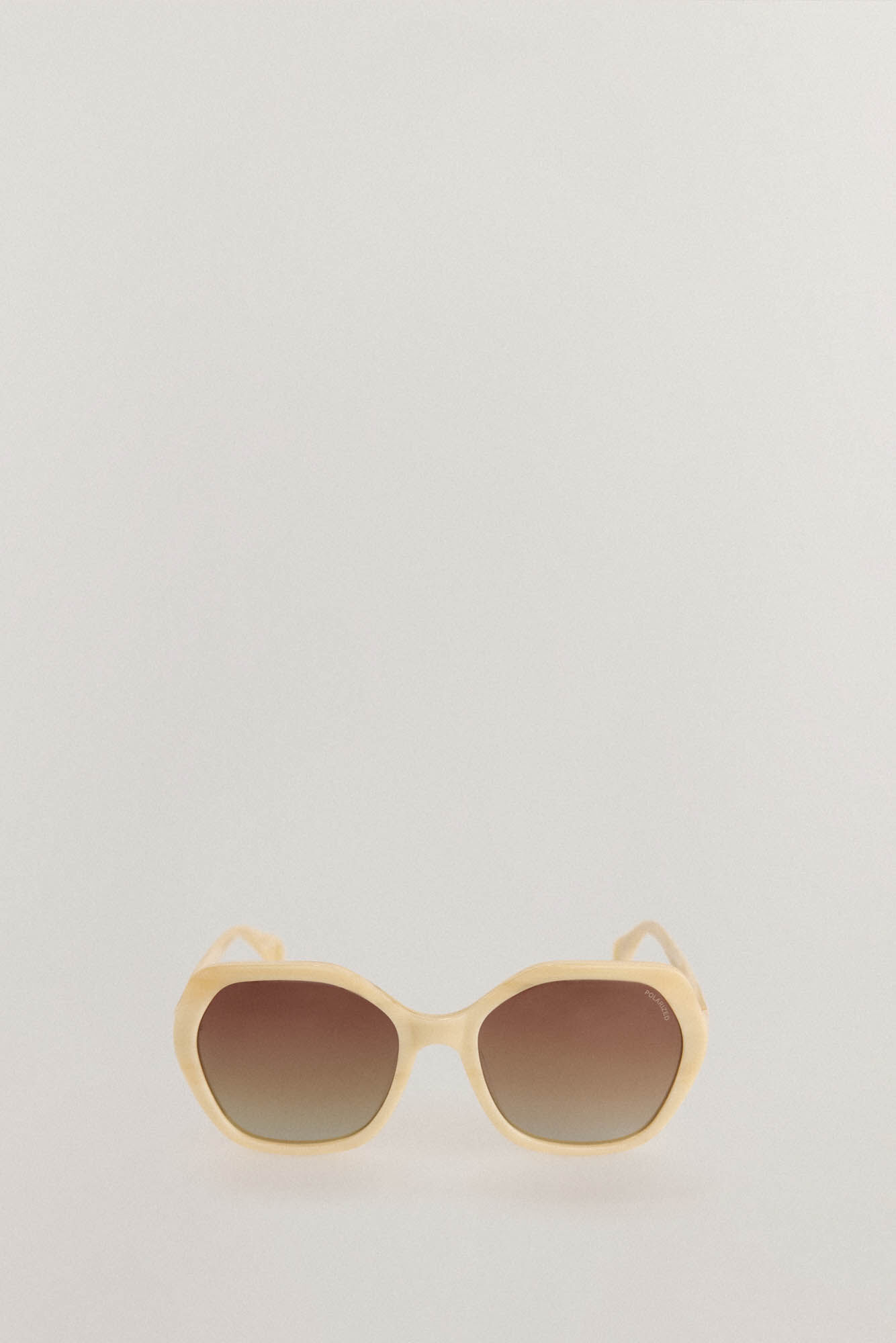 Pedro del Hierro Gafas de Sol Hexagonales Beige