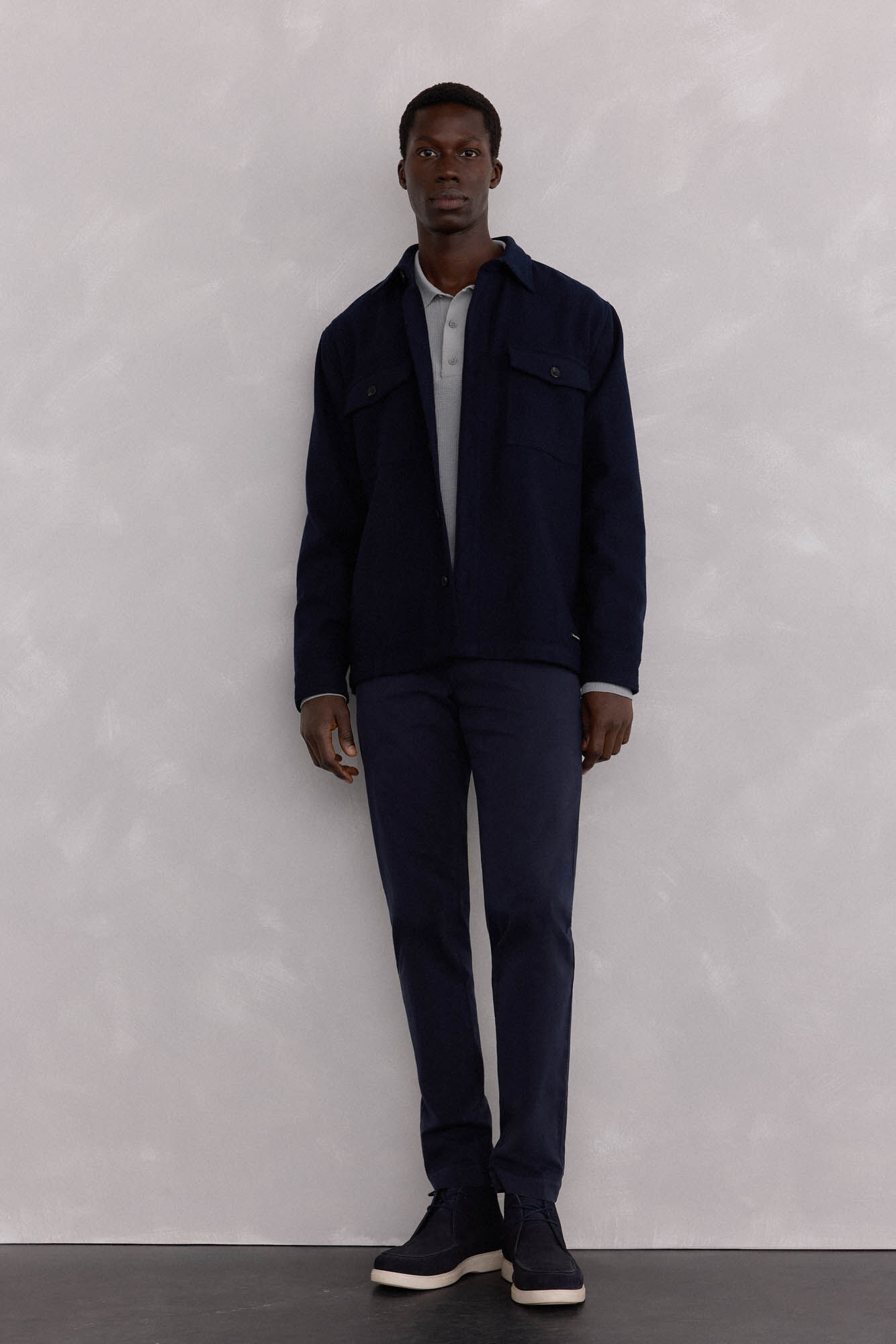 Pedro del Hierro Plain wool overshirt