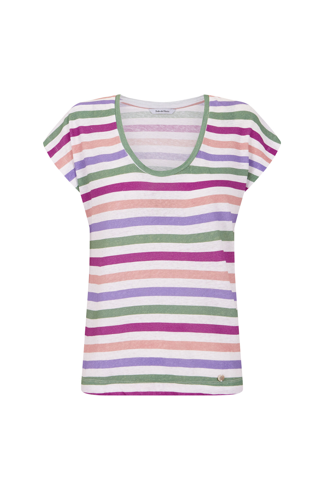 Pedro del Hierro Camiseta b&aacute;sica rayas Varios