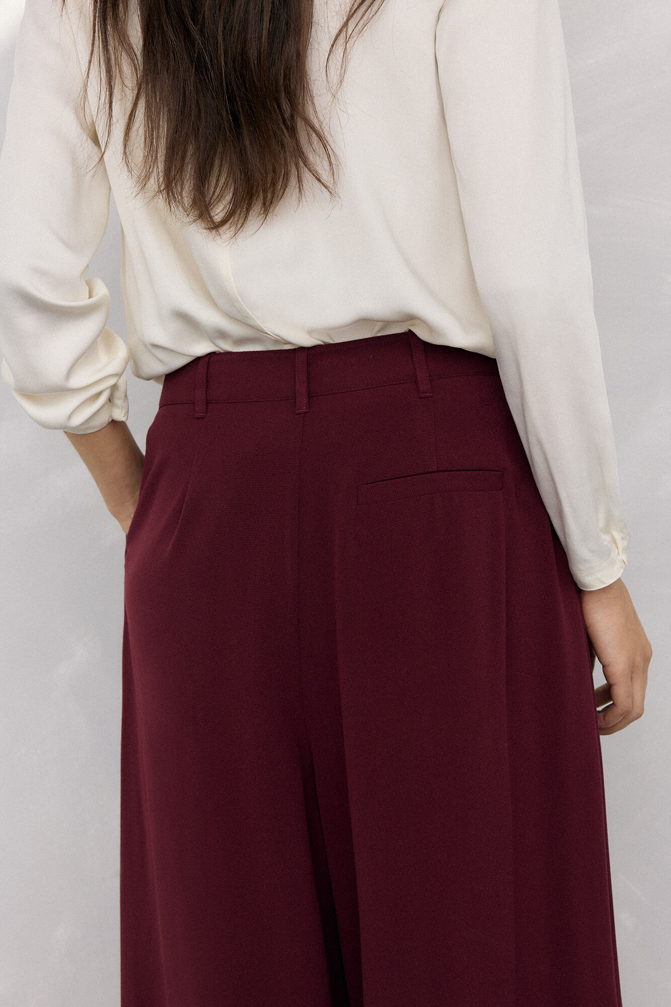 Pedro del Hierro skirt pants Burgundy