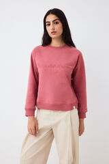 Pedro del Hierro Spanish cotton sweatshirt Pink