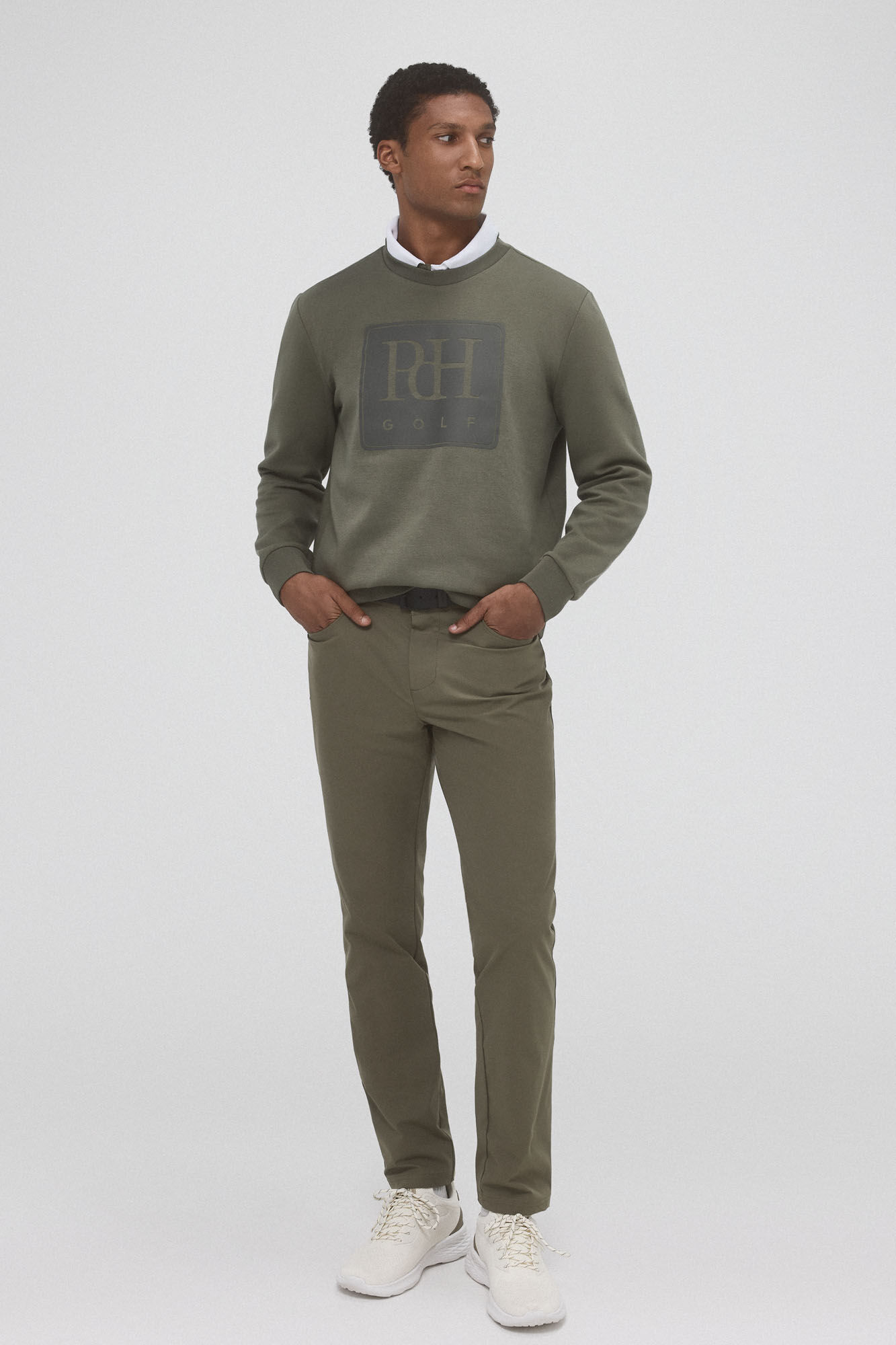 Pedro del Hierro Sudadera logo golf Verde