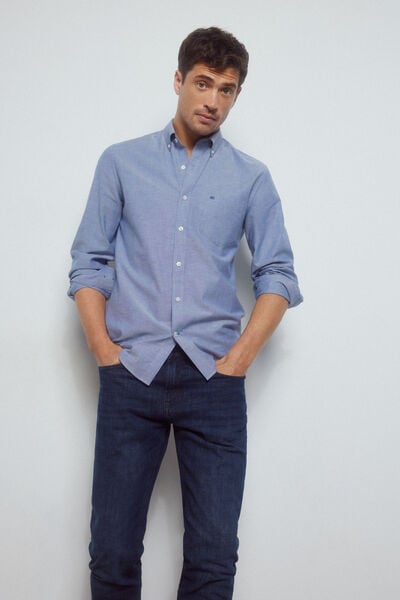 Pedro del Hierro Slim fit Premium Flex jeans Azul