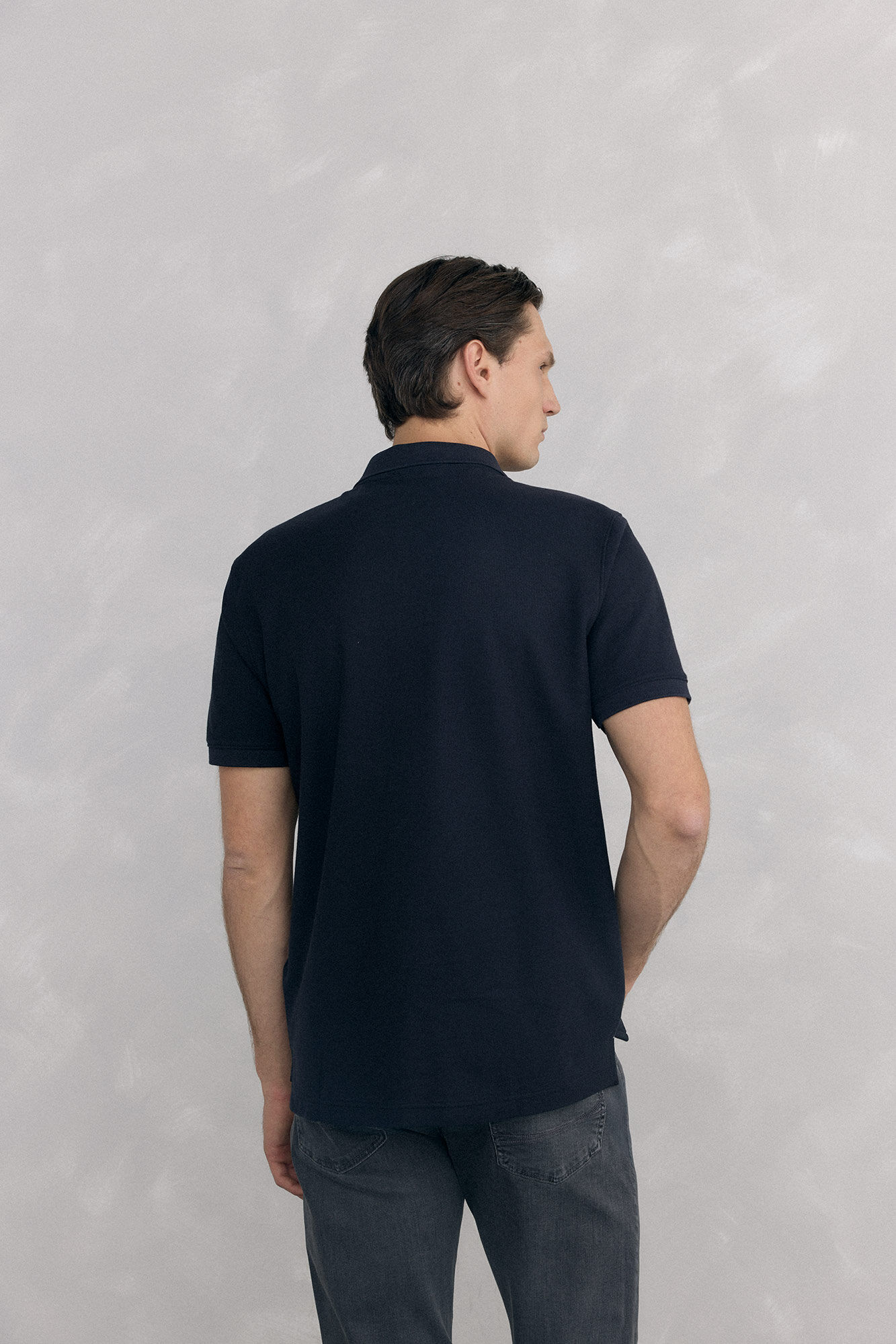 Pedro del Hierro Polo b&aacute;sico piqu&eacute; Negro