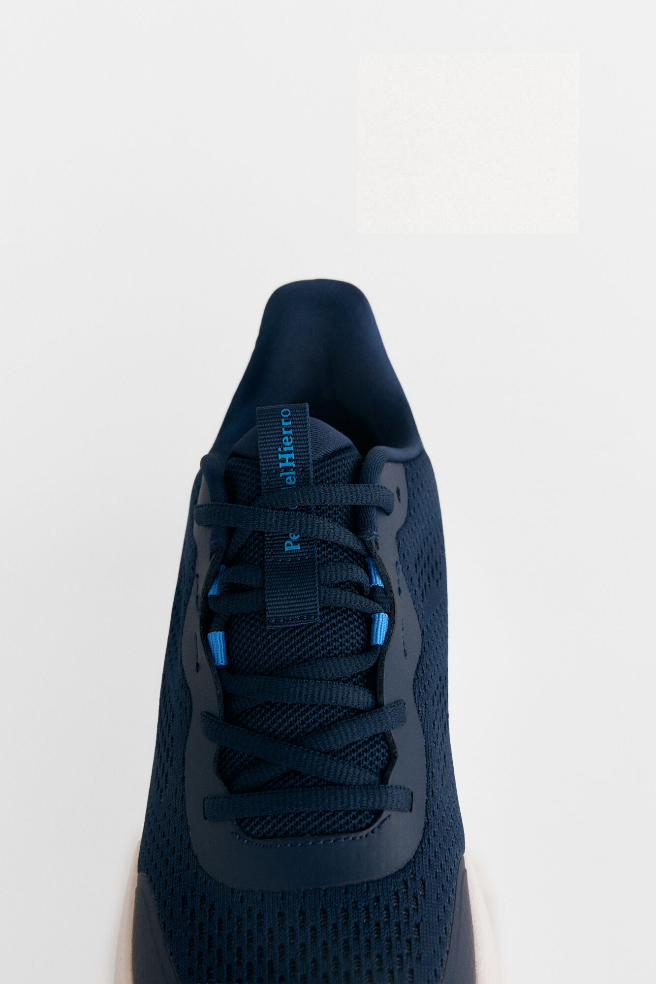 Pedro del Hierro Sapato t&ecirc;xtil com atacadores Azul