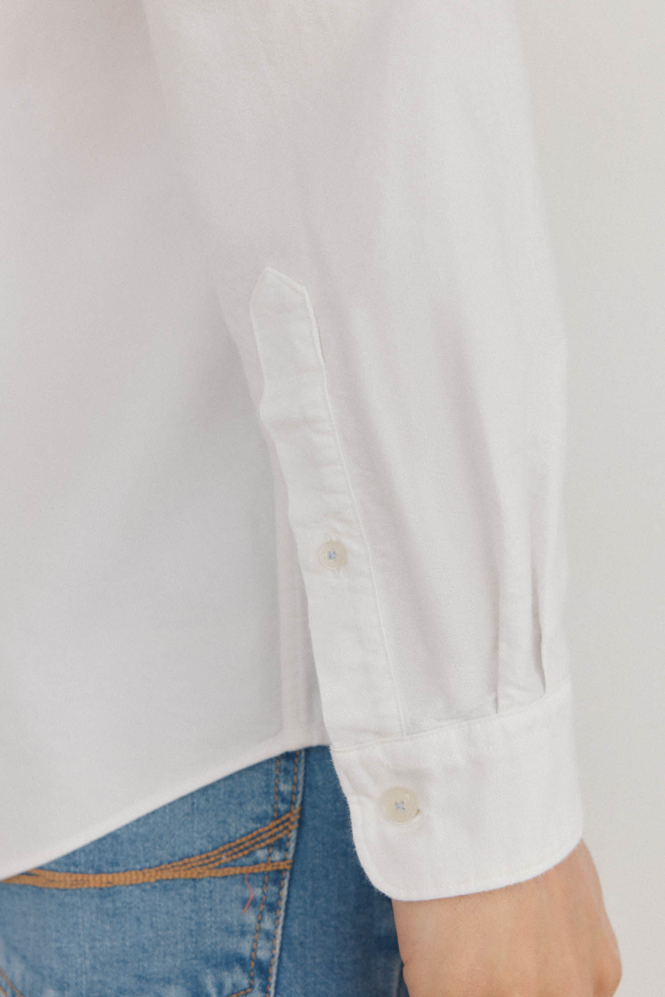 Pedro del Hierro Iconic plain oxford shirt White