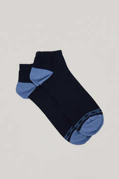 Pedro del Hierro Plain ankle socks Blue