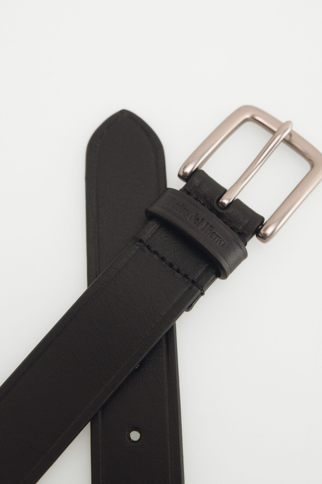 Pedro del Hierro Leather sport belt