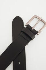 Pedro del Hierro Leather sport belt Black