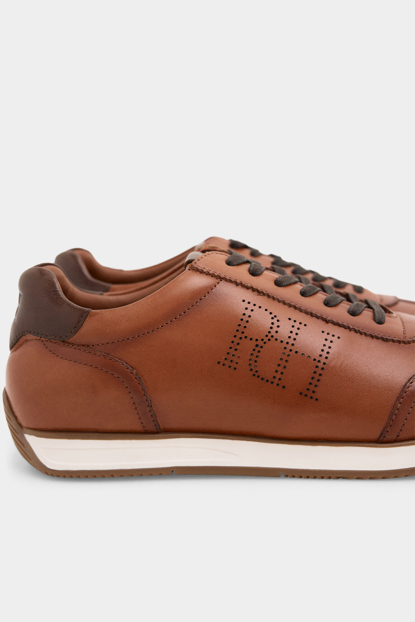 Pedro del Hierro Iconic rubber-soled sneaker Brown