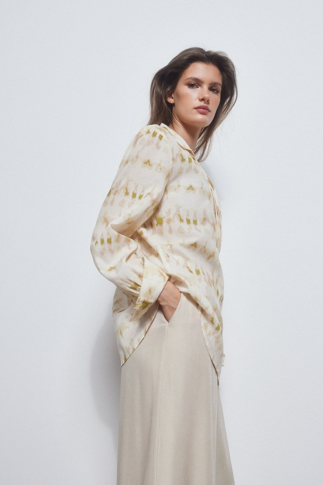 Pedro del Hierro Printed blouson Green